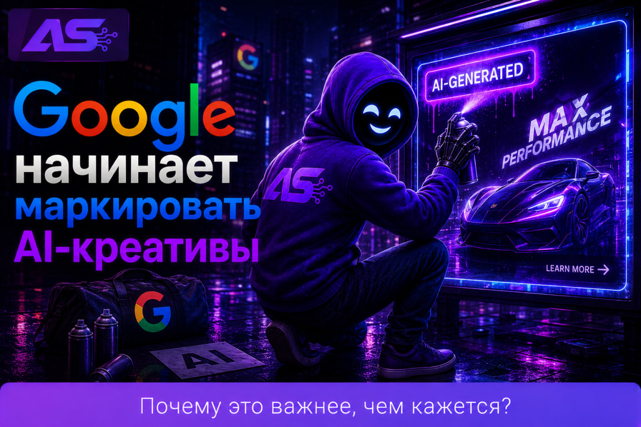 Google начал маркировать AI-креативы в рекламе