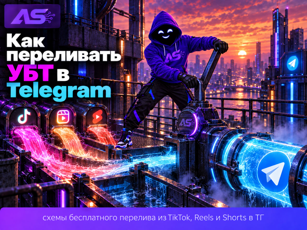 Как переливать УБТ в Telegram