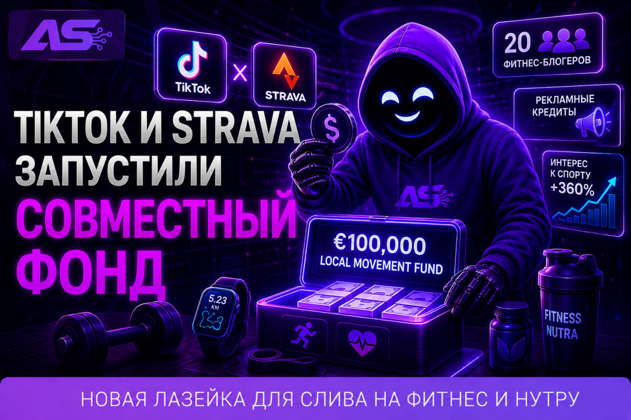 TikTok и Strava запускают фитнес-фонд