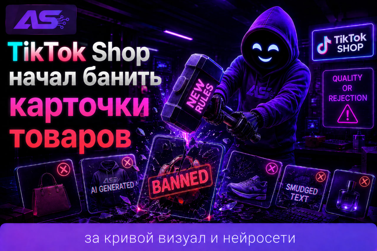 TikTok Shop режет карточки за кривые AI-картинки