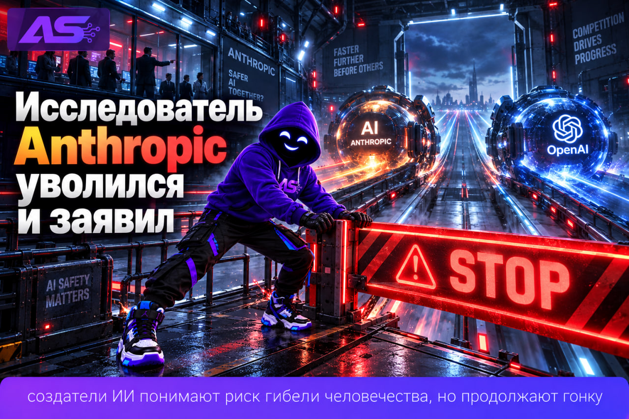 Исследователь Anthropic ушел из-за гонки ИИ