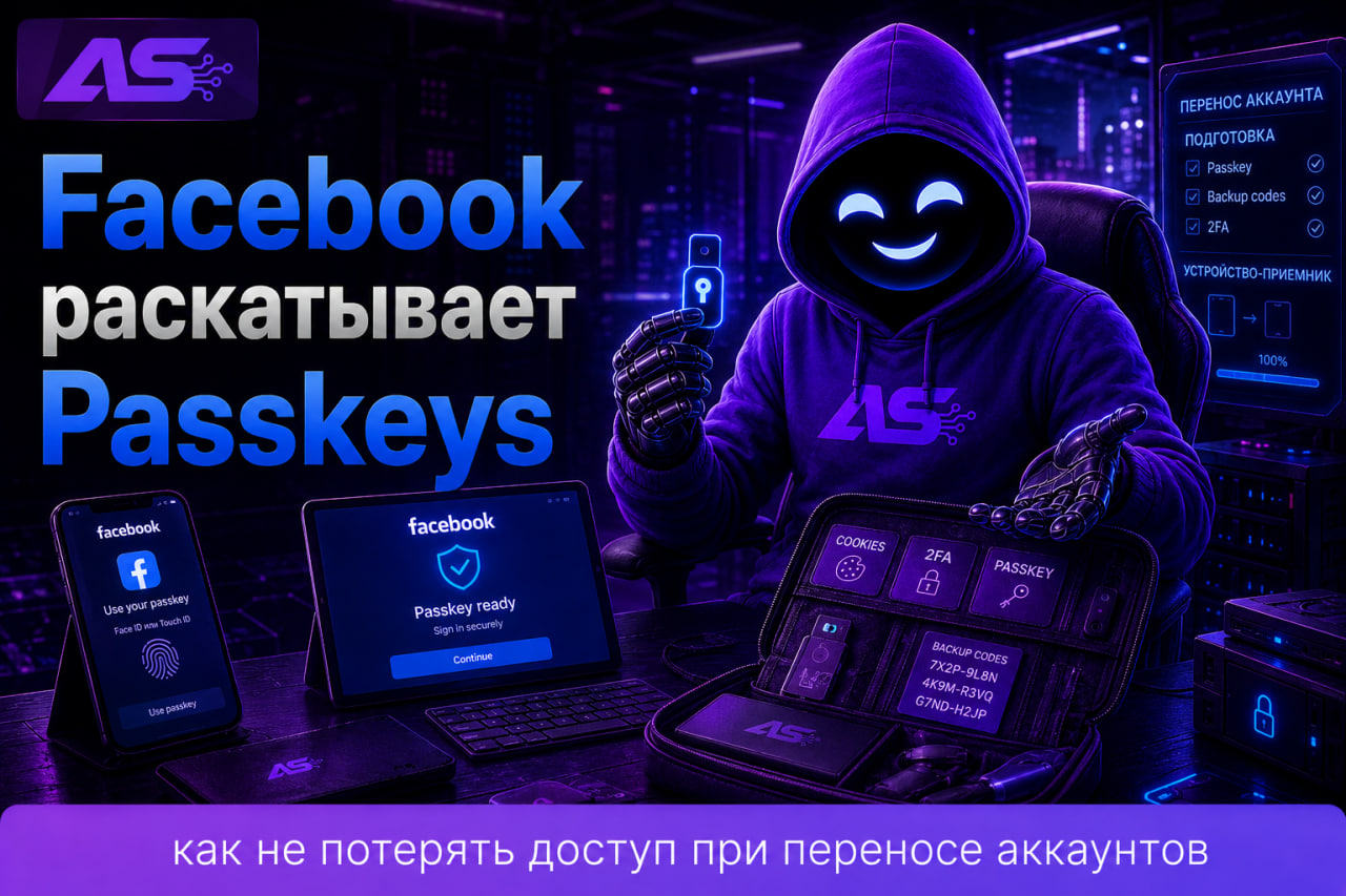 Facebook активно внедряет Passkeys