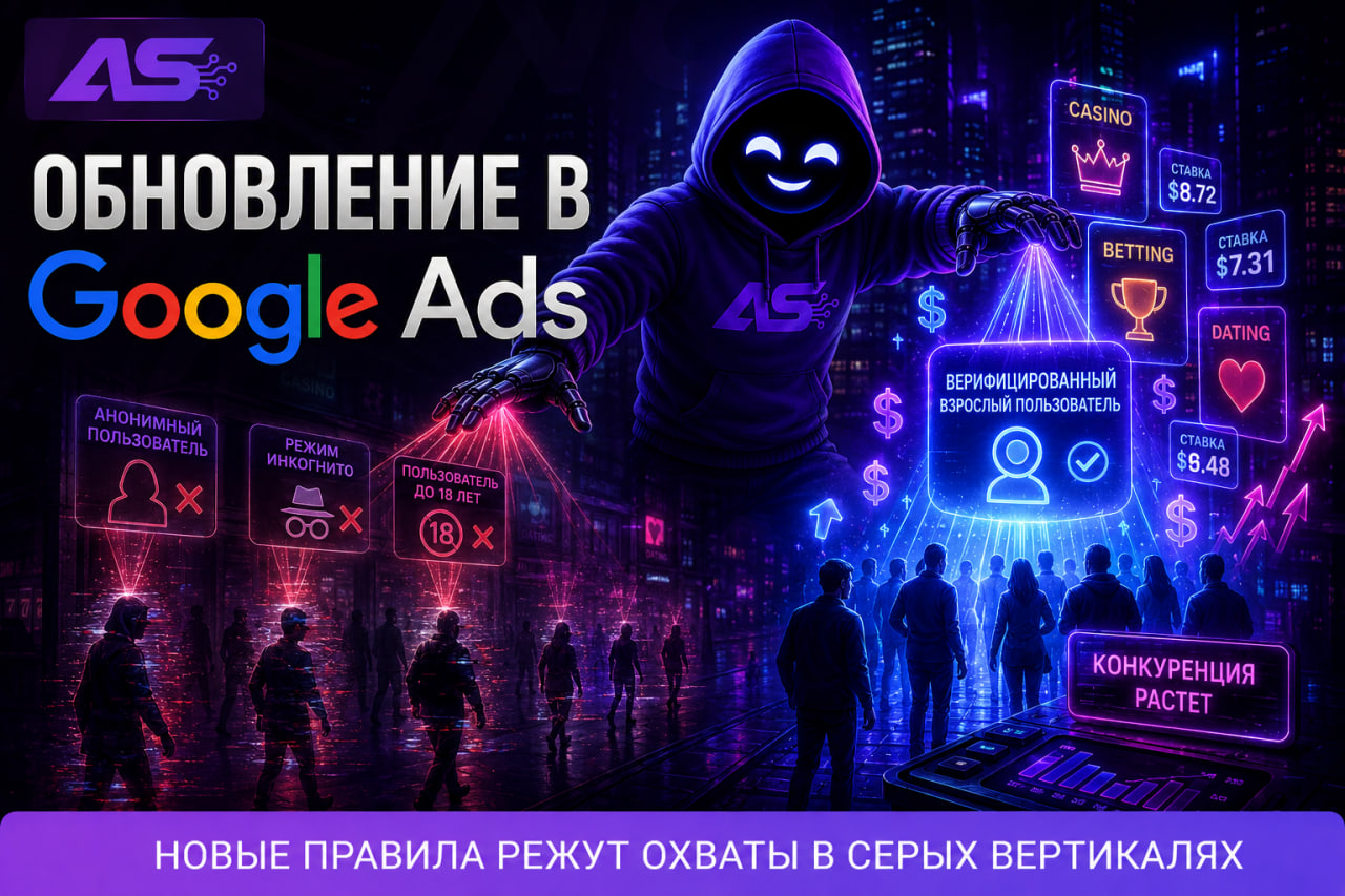 Google Ads режет охваты серым вертикалям