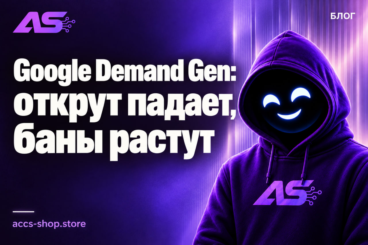 Google Demand Gen: открут падает, баны растут