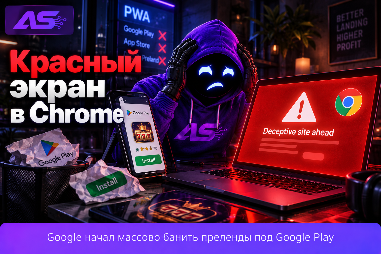 Chrome блокирует PWA-преленды под Google Play