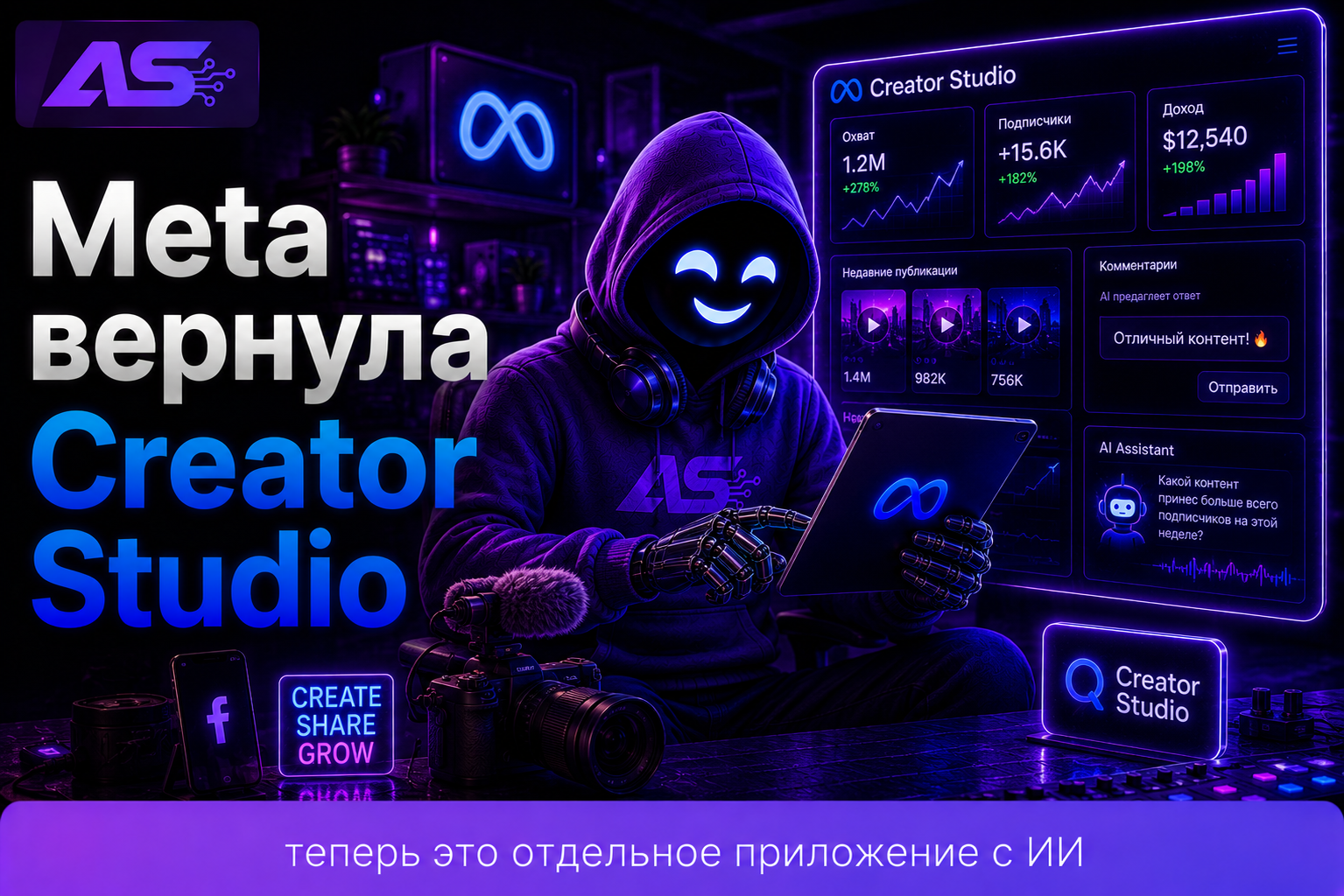 Meta вернула Creator Studio