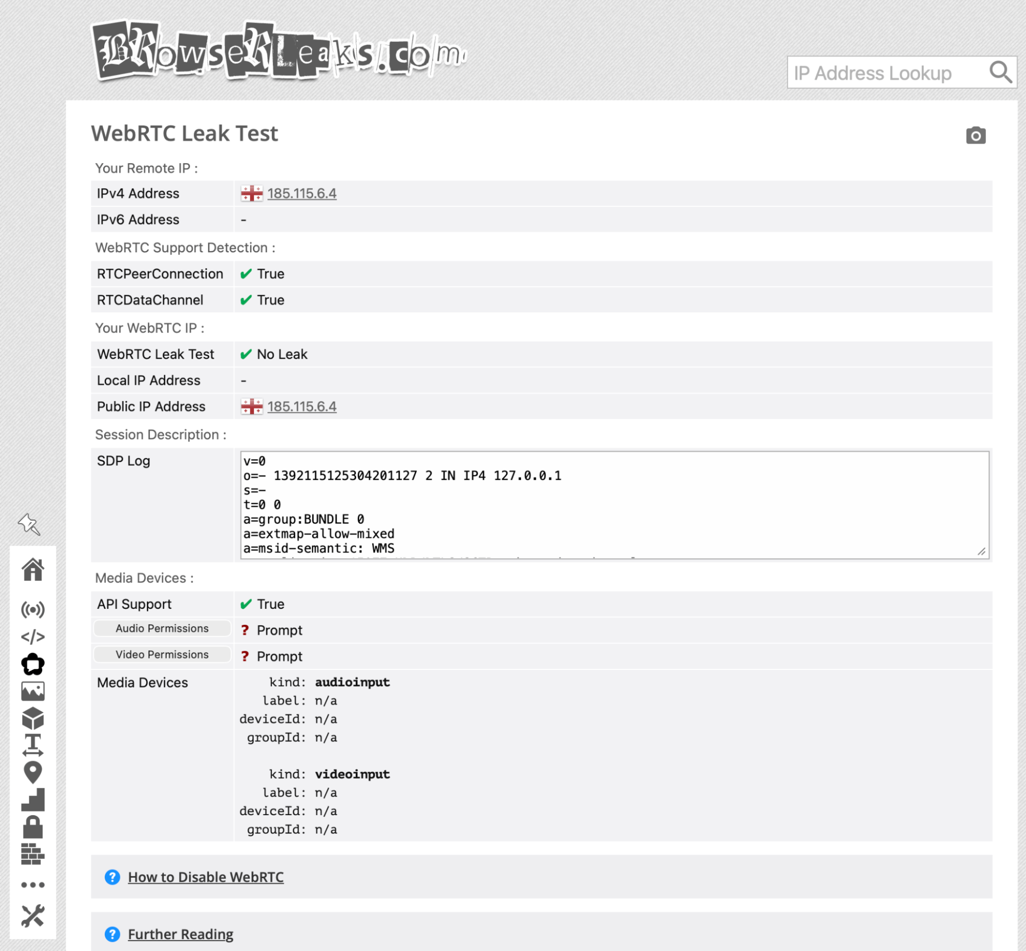 SOCKS5 против HTTP: WebRTC и утечки IP-3