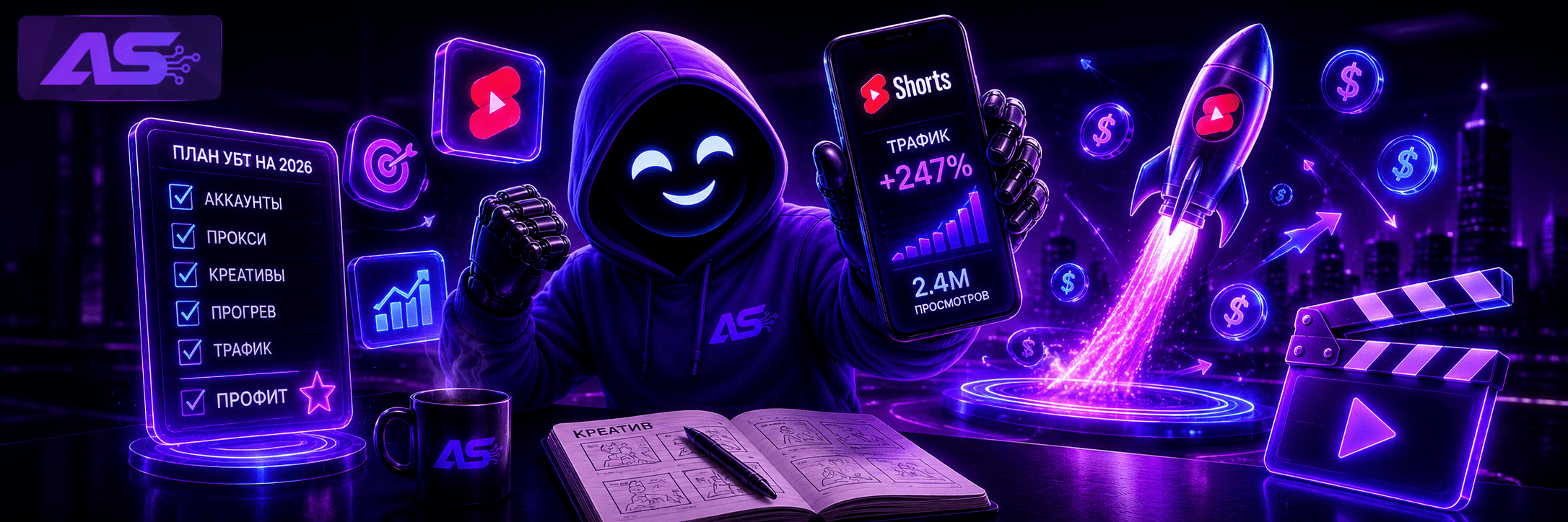 YouTube Shorts 2026: как получать трафик с шортсов