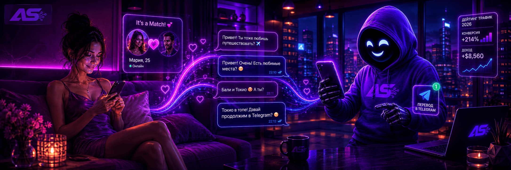 Добываем Dating трафик через сайты знакомств